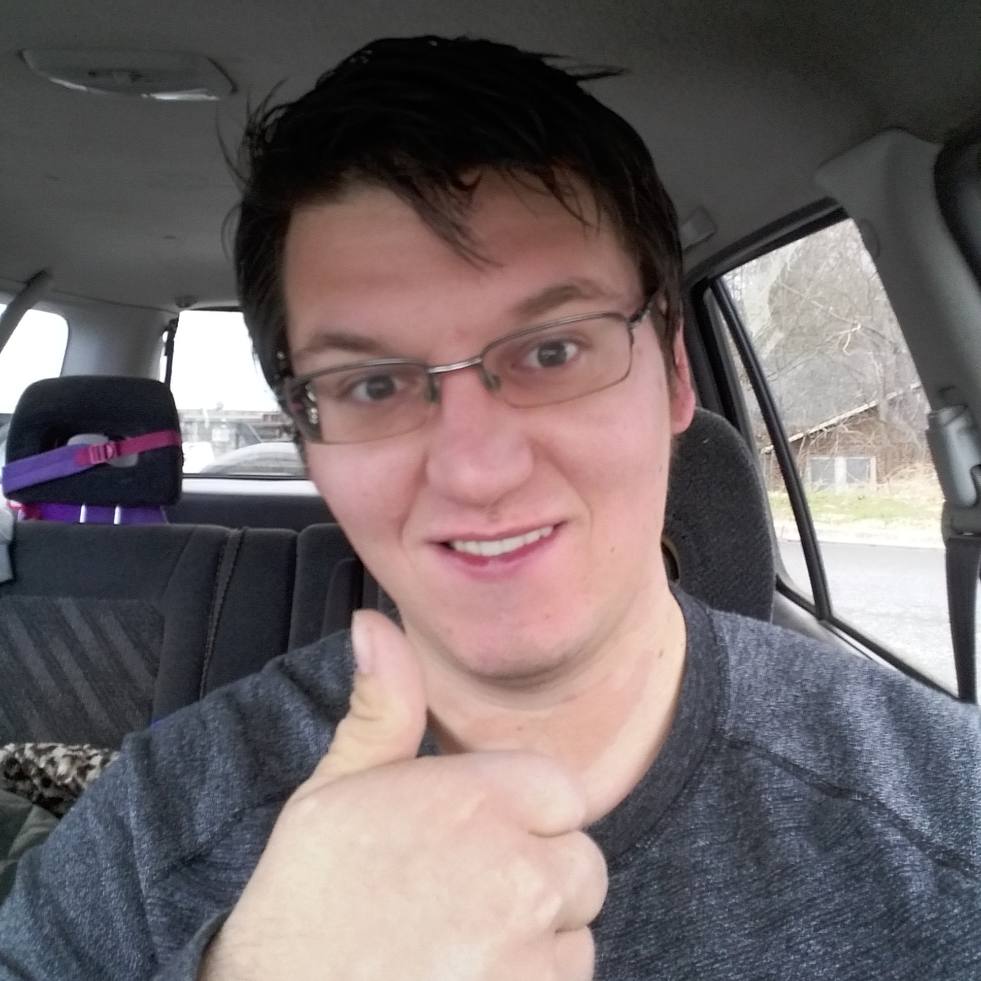 Jeffrey Davis gives you a thumbs up
